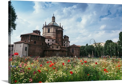 The Basilica of San Lorenzo Maggiore, Milan, Lombardy, Italy