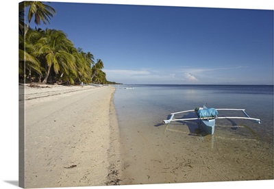 The beach at San Juan on the southwest coast of Siquijor, Philippines