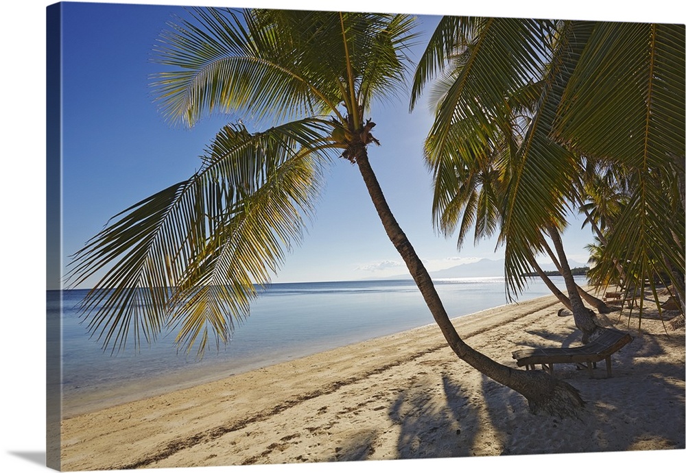 The beach at San Juan on the southwest coast of Siquijor, Philippines, Southeast Asia, Asia