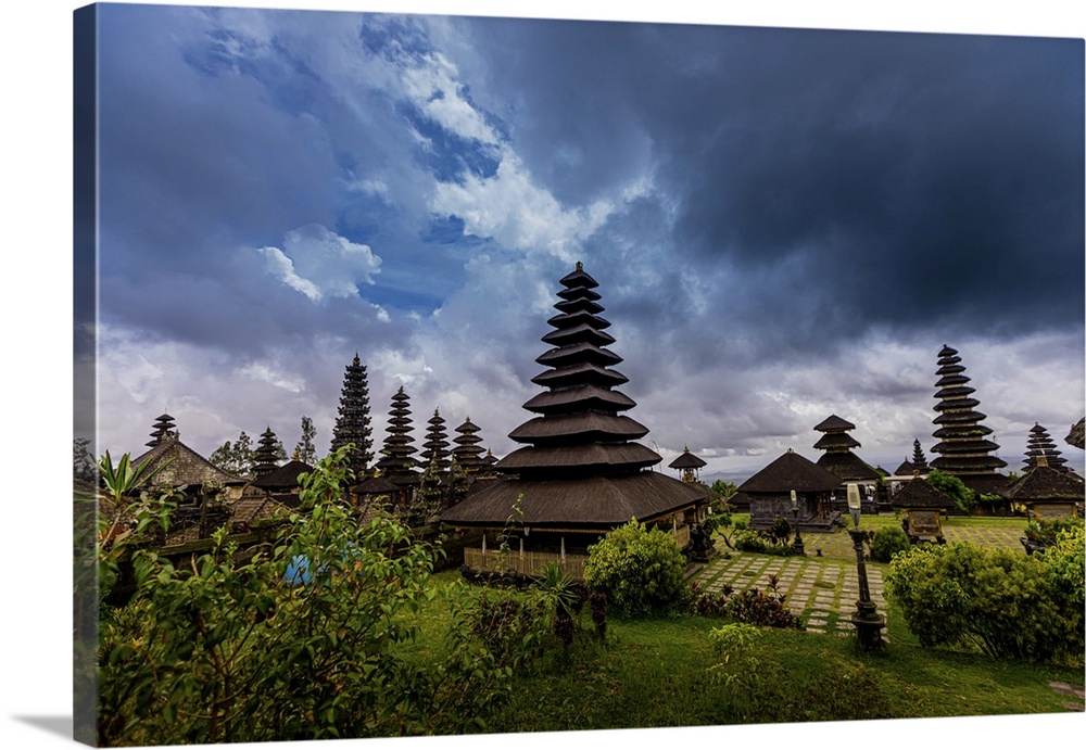 The Besakih Temple, the largest and holiest temple of Hindu religion in Bali, Indonesia, Southeast Asia, Asia