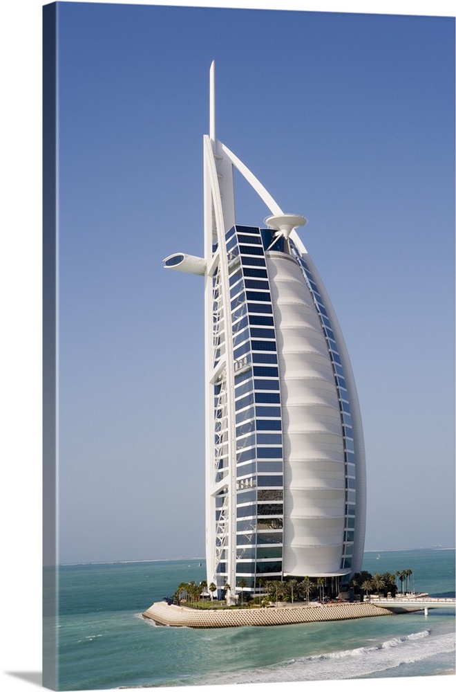 The Burj Al Arab, the world's first seven star hotel, Dubai, United Arab Emirates