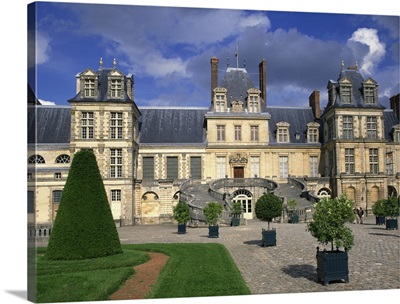 The Chateau at Fontainebleau, Seine-et-Marne in France