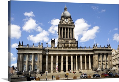 The City Hall, Victoria Square, The Headrow, Leeds, West Yorkshire, England