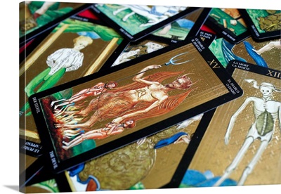The Devil, Tarot Card, Haute-Savoie, France, Europe