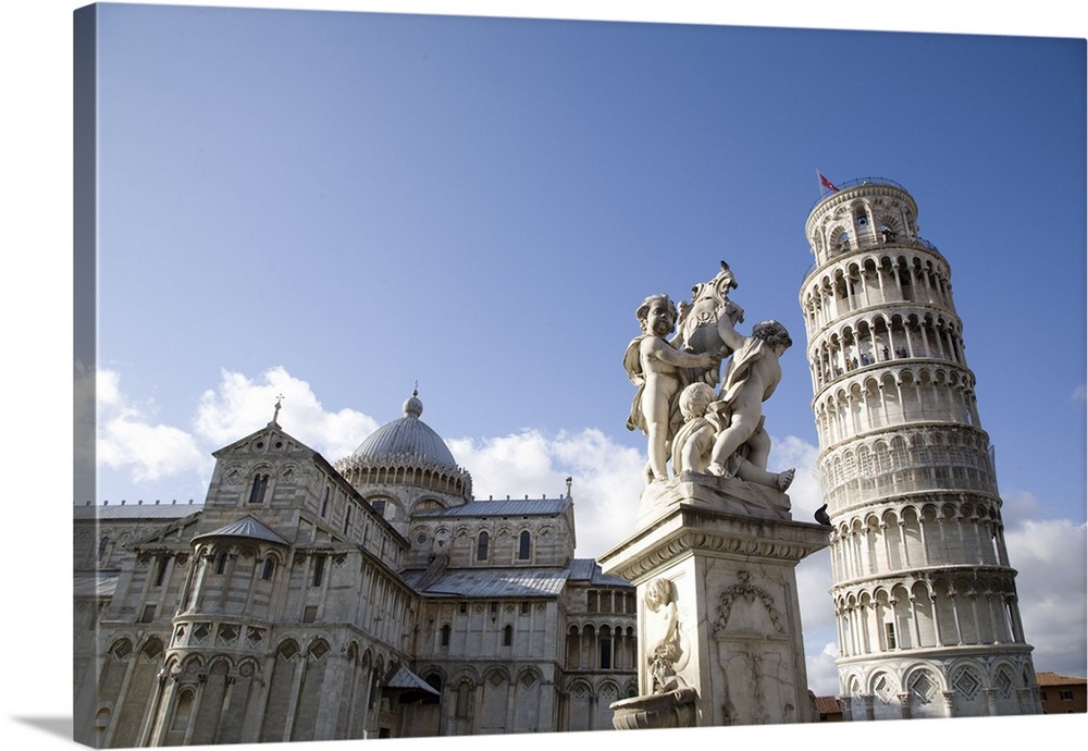 The Duomo and the Leaning Tower of Pisa, Pisa, Tuscany, Italy