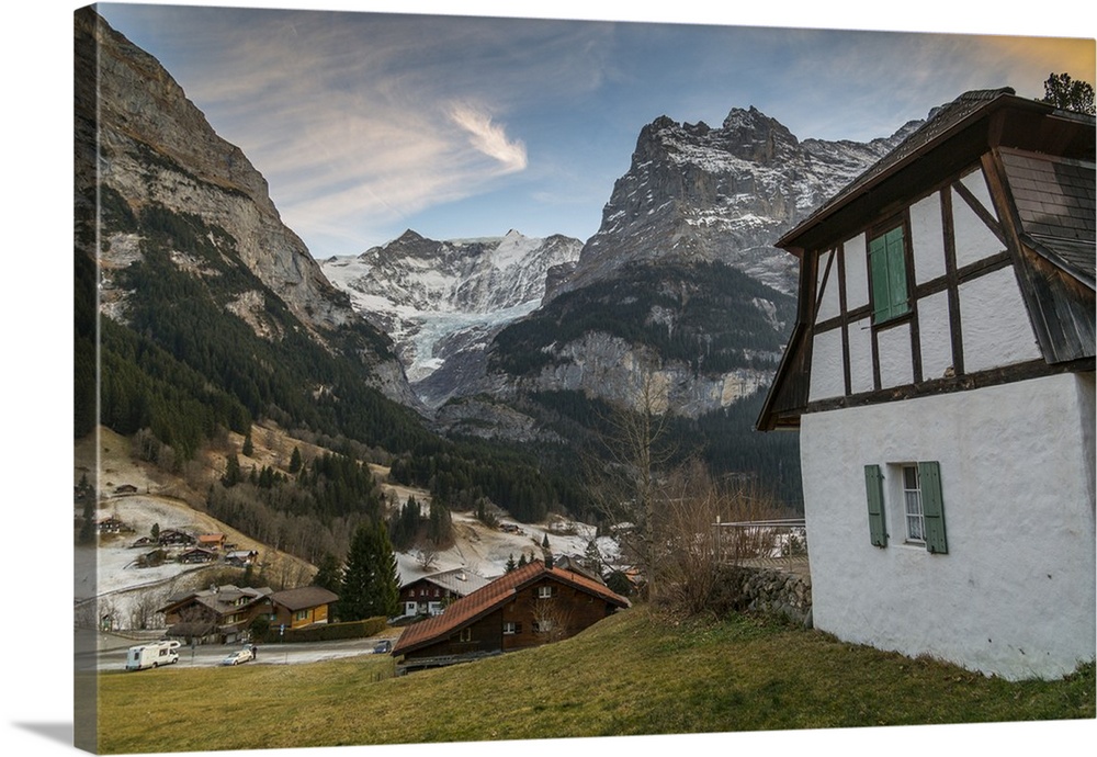 The Eiger, Grindelwald, Jungfrau region, Bernese Oberland, Swiss Alps, Switzerland, Europe
