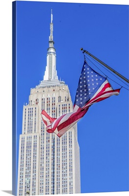 The Empire State Building In The Midtown South District, Manhattan, New York City