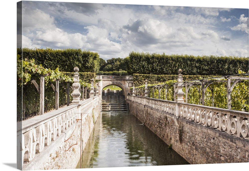 The gardens in the Chateau de Villandry, Indre-et-Loire, Loire Valley, UNESCO World Heritage Site, France, Europe