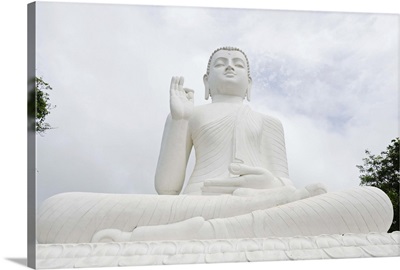 The Great seated Buddha at Mihintale, Sri Lanka, Asia
