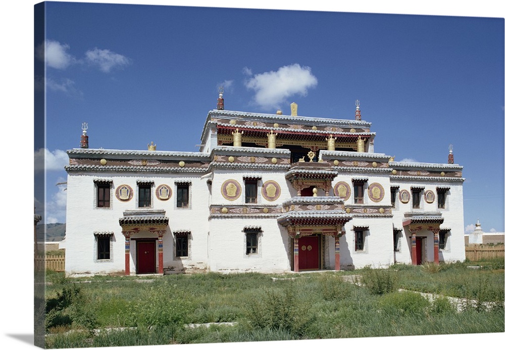 The Guest Palace, the sole building, Erdeni Dzu Monastery, Karakorum, Mongolia, Asia