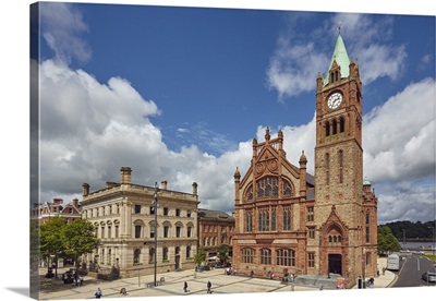 The Guildhall, Derry, County Londonderry, Ulster, Northern Ireland