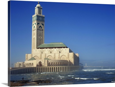 The Hassan II Mosque, Casablanca, Morocco, North Africa, Africa