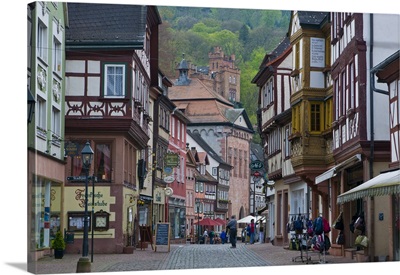 The Historic town of Miltenberg, Franconia, Bavaria, Germany, Europe