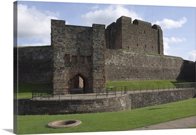 The inner fortress, Carlisle Castle, Cumbria, England, United Kingdom, Europe