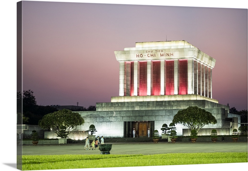 The mausoleum to Ho Chi Minh in Hanoi, Vietnam, Indochina, Southeast Asia, Asia