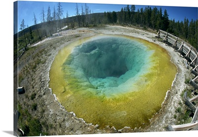 The Morning Glory Pool, Yellowstone National Park, Wyoming, USA