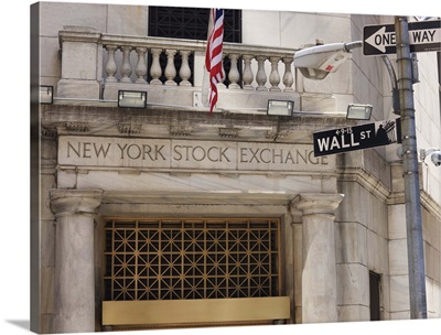 The New York Stock Exchange, Wall Street, Manhattan, New York City