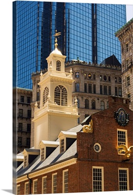 The Old State House, 1713, Financial District, Boston, Massachusetts