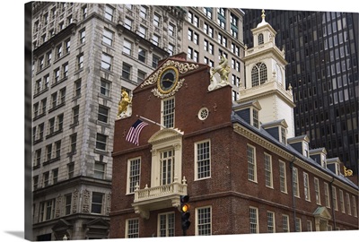 The Old State House, built in 1713, Boston, Massachusetts, New England
