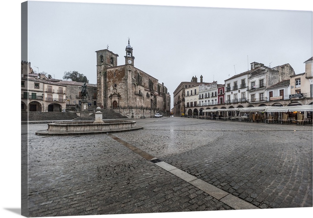 The Plaza Mayor, Trujillo, Caceres, Extremadura, Spain