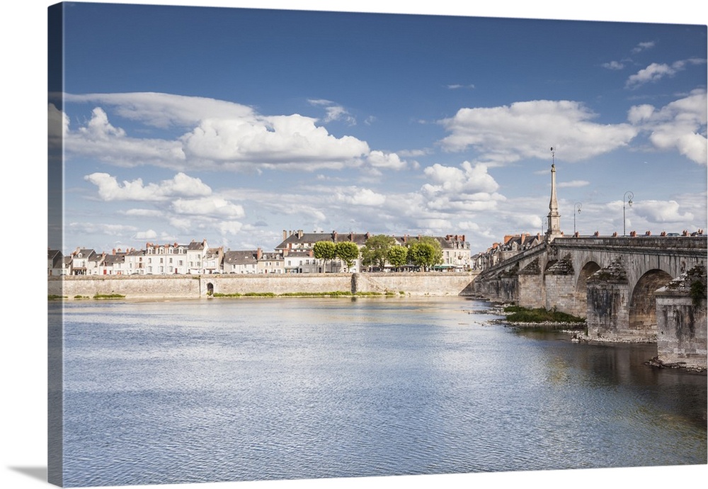 The Pont Jacques Gabriel in Blois, Loir-et-Cher, Centre-Val de Loire, France, Europe