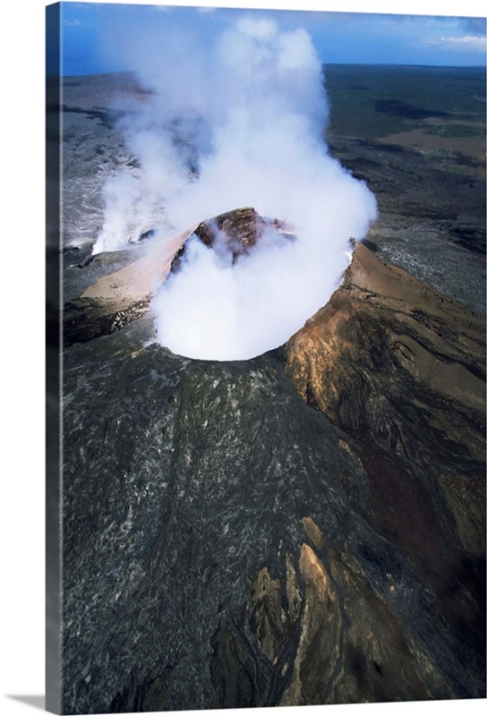 The Pulu O's cinder cone, Kilauea volcano, Big Island, Hawaii Great