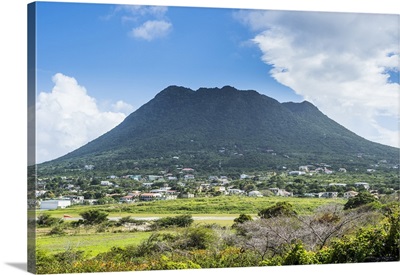 The Quill hill, St. Eustatius, Statia, Netherland Antilles, West Indies, Caribbean