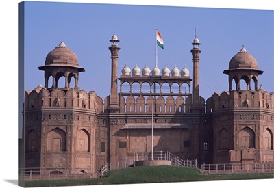 The Red Fort, Delhi, India, Asia