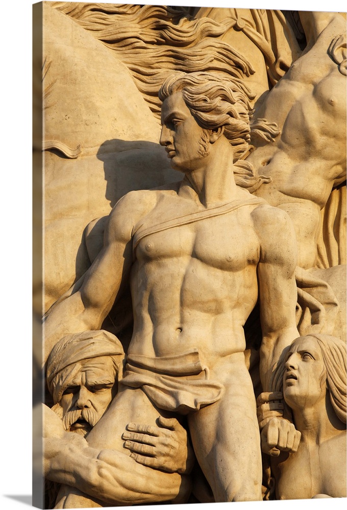The Resistance, sculpture on the Arc de Triomphe, Paris, France