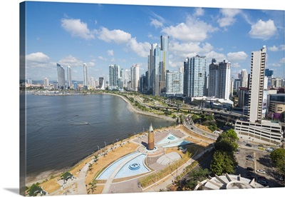 The skyline of Panama City, Panama