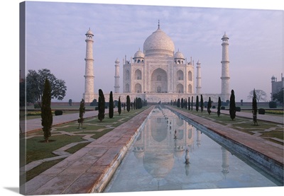 The Taj Mahal, UNESCO World Heritage Site, Agra, Uttar Pradesh state, India, Asia