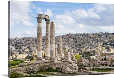 The Temple Of Hercules Within The Amman Citadel (Jabal Al-Qal'a), Amman, Jordan