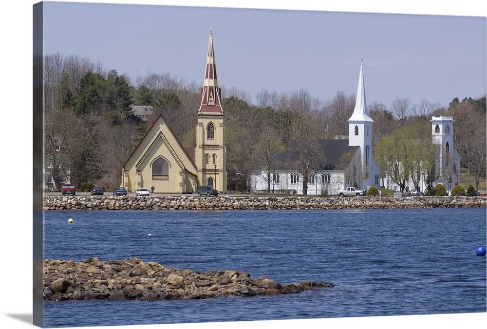 The Three Churches, Mahone Bay, Nova Scotia, Canada