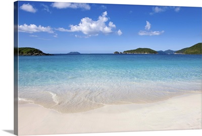 The world famous beach at Trunk Bay, St. John, U.S. Virgin Islands, Caribbean