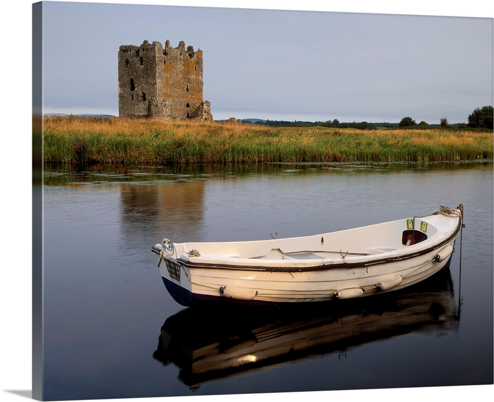 Threave Castle on an island of the Dee river, Dumfries and Galloway, Scotland, UK