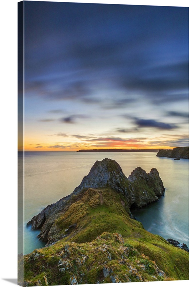 Three Cliffs Bay, Gower Peninsula, Swansea, Wales, United Kingdom, Europe