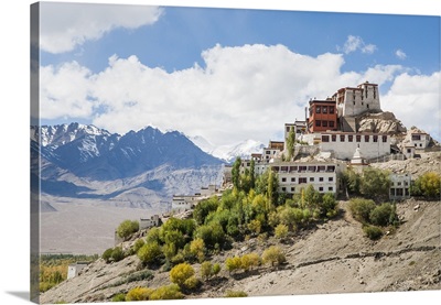 Tibetan Buddhist Thikse Monastery, Ladakh Region, State Of Jammu And Kashmir, India
