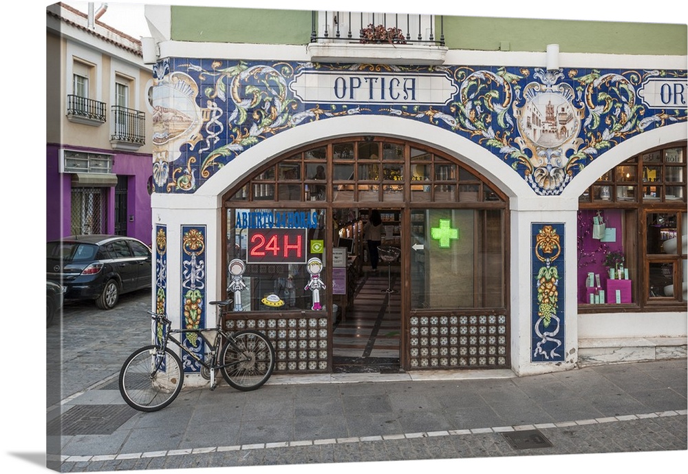 Tiled Pharmacy in Zafra, Badajoz, Extremadura, Spain