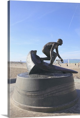 Tim Kelly Lifeguard Memorial Sculpture, Hermosa Beach, Los Angeles, California