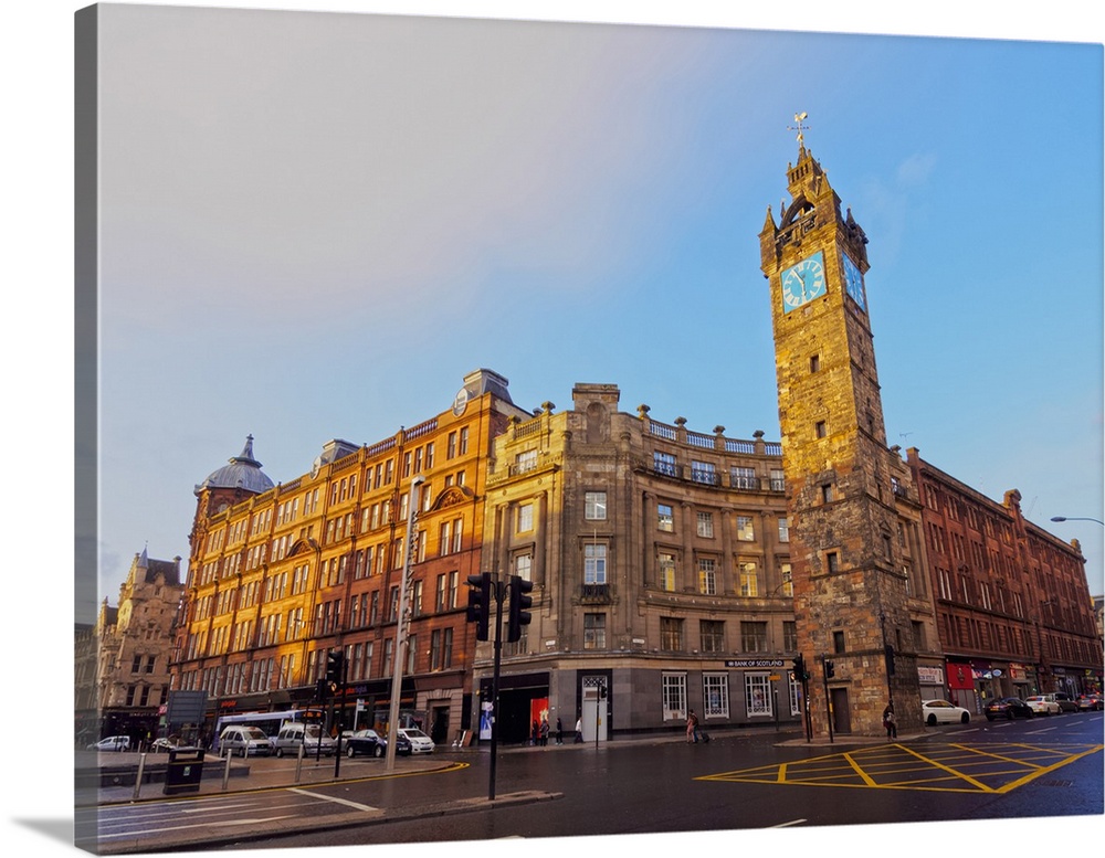 Tolbooth Steeple at Glasgow Cross, Glasgow, Scotland, United Kingdom, Europe