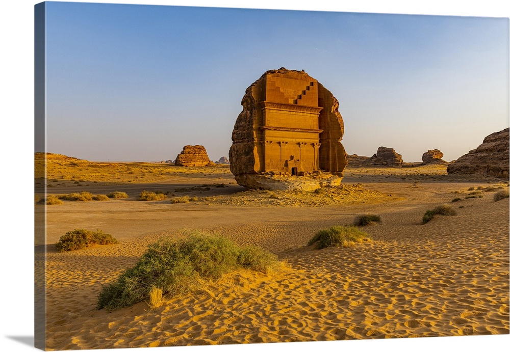 Tomb of Lihyan son of Kuza, Madain Saleh (Hegra) (Al Hijr), UNESCO World Heritage Site, Al Ula, Kingdom of Saudi Arabia, M...