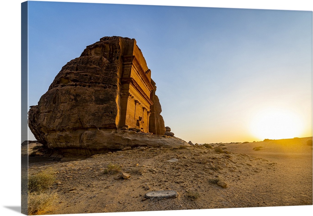 Tomb of Lihyan, son of Kuza, Madain Saleh (Hegra) (Al Hijr), UNESCO World Heritage Site, Al Ula, Kingdom of Saudi Arabia, ...