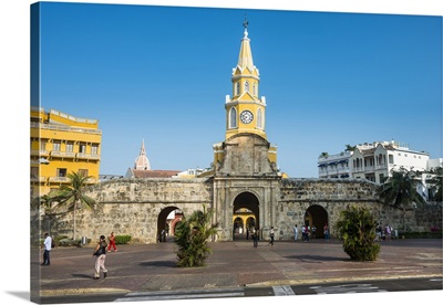 Torre del Reloj Publico, Cartagena, Colombia