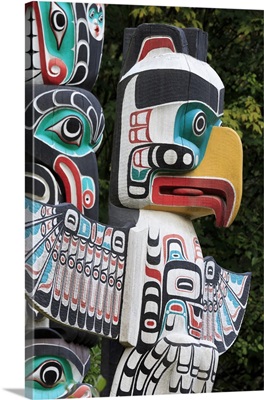 Totem Pole, Stanley Park, Vancouver, British Columbia, Canada