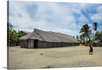 Traditional huts, Achutupu, San Blas Islands, Kuna Yala, Panama