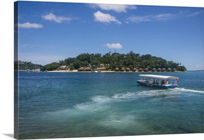 Transfer to the exclusive Iririki Island, Efate, Vanuatu