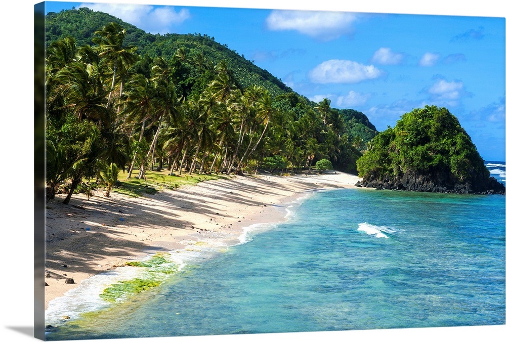 Two Dollar Beach On Tutuila Island American Samoa South Pacific