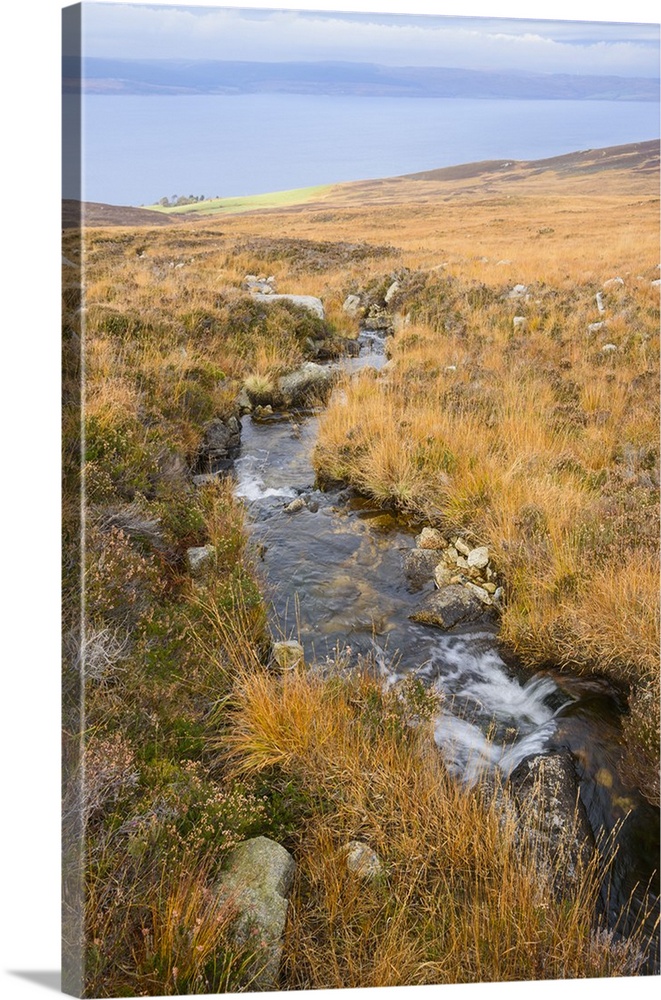 Uisge Soluis Mhoir, burn on the walk up to Coire-Fhionn Lochan, Isle of Arran, North Ayrshire, Scotland, United Kingdom, E...