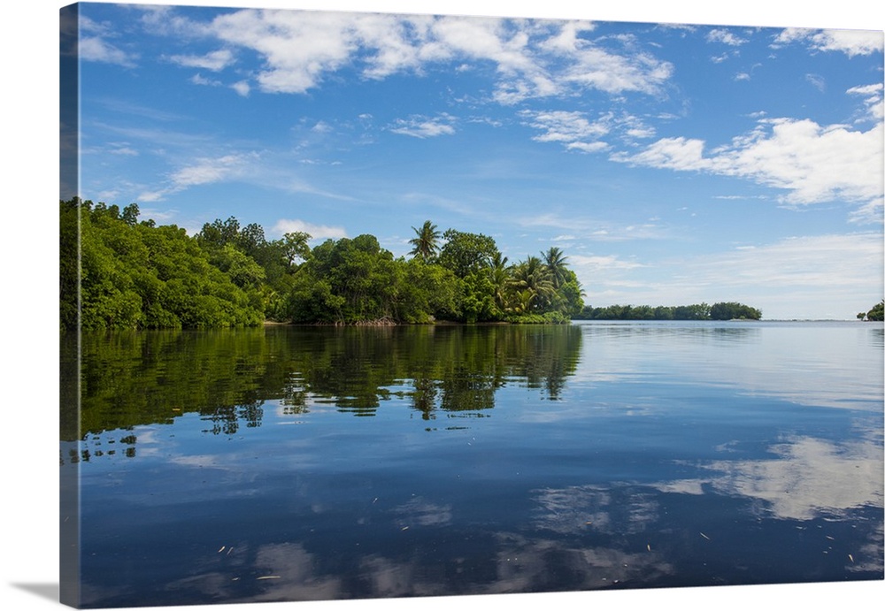 Utwe lagoon, UNESCO Biosphere Reserve, Kosrae, Federated States of Micronesia, South Pacific