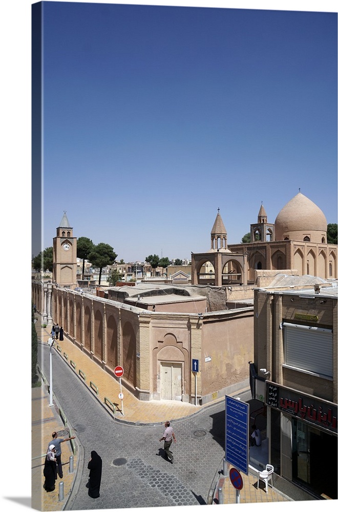 Vank (Armenian) Cathedral precinct, Isfahan, Iran, Middle East